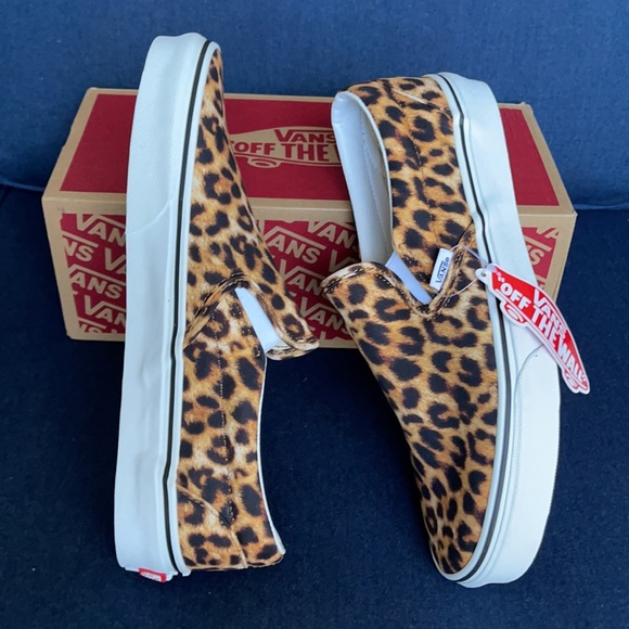 Vans Classic Slip-On Leopard Black/True White WMNS - Picture 12 of 16